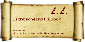 Lichtscheindl Libor névjegykártya
